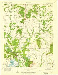 Boicourt Kansas Historical topographic map, 1:24000 scale, 7.5 X 7.5 Minute, Year 1957