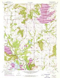 Boicourt Kansas Historical topographic map, 1:24000 scale, 7.5 X 7.5 Minute, Year 1957