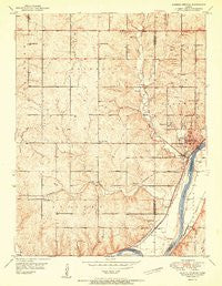Bonner Springs Kansas Historical topographic map, 1:24000 scale, 7.5 X 7.5 Minute, Year 1951