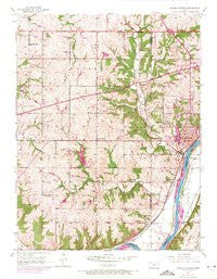 Bonner Springs Kansas Historical topographic map, 1:24000 scale, 7.5 X 7.5 Minute, Year 1950