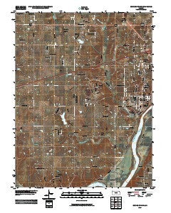 Bonner Springs Kansas Historical topographic map, 1:24000 scale, 7.5 X 7.5 Minute, Year 2009