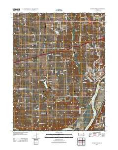 Bonner Springs Kansas Historical topographic map, 1:24000 scale, 7.5 X 7.5 Minute, Year 2012