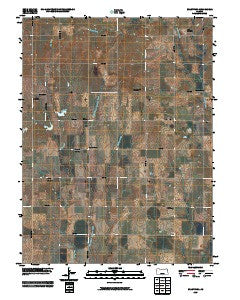 Brantford Kansas Historical topographic map, 1:24000 scale, 7.5 X 7.5 Minute, Year 2009