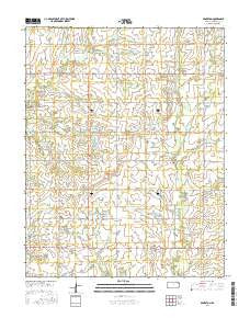 Brazilton Kansas Current topographic map, 1:24000 scale, 7.5 X 7.5 Minute, Year 2015