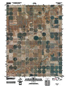 Breton Kansas Historical topographic map, 1:24000 scale, 7.5 X 7.5 Minute, Year 2009
