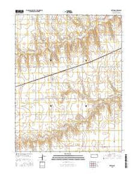 Breton Kansas Current topographic map, 1:24000 scale, 7.5 X 7.5 Minute, Year 2015