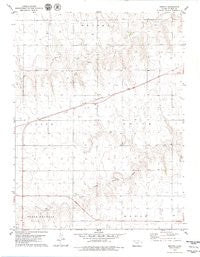 Breton Kansas Historical topographic map, 1:24000 scale, 7.5 X 7.5 Minute, Year 1979
