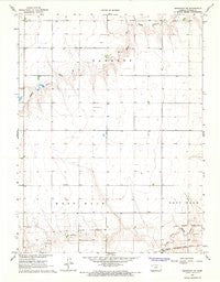 Brewster NE Kansas Historical topographic map, 1:24000 scale, 7.5 X 7.5 Minute, Year 1967