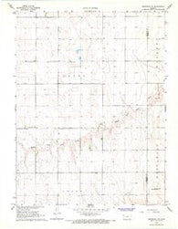 Brewster NW Kansas Historical topographic map, 1:24000 scale, 7.5 X 7.5 Minute, Year 1966