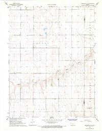 Brewster NW Kansas Historical topographic map, 1:24000 scale, 7.5 X 7.5 Minute, Year 1966