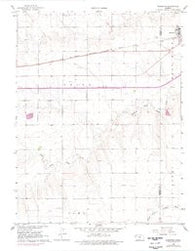 Brewster Kansas Historical topographic map, 1:24000 scale, 7.5 X 7.5 Minute, Year 1966