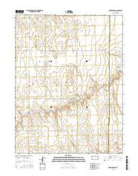 Brewster NW Kansas Current topographic map, 1:24000 scale, 7.5 X 7.5 Minute, Year 2015