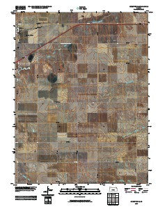 Brewster SE Kansas Historical topographic map, 1:24000 scale, 7.5 X 7.5 Minute, Year 2009