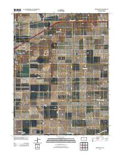 Brewster SE Kansas Historical topographic map, 1:24000 scale, 7.5 X 7.5 Minute, Year 2012