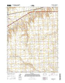 Brewster SE Kansas Current topographic map, 1:24000 scale, 7.5 X 7.5 Minute, Year 2015