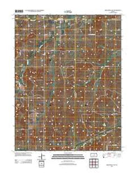 Brookville SW Kansas Historical topographic map, 1:24000 scale, 7.5 X 7.5 Minute, Year 2012