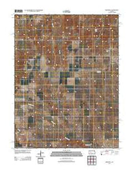 Brownell Kansas Historical topographic map, 1:24000 scale, 7.5 X 7.5 Minute, Year 2012