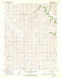 Buckeye Kansas Historical topographic map, 1:24000 scale, 7.5 X 7.5 Minute, Year 1964