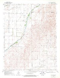 Bucklin NE Kansas Historical topographic map, 1:24000 scale, 7.5 X 7.5 Minute, Year 1969