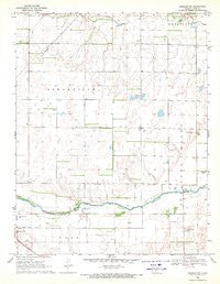 Bucklin NW Kansas Historical topographic map, 1:24000 scale, 7.5 X 7.5 Minute, Year 1969