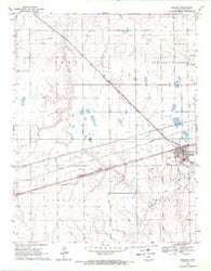 Bucklin Kansas Historical topographic map, 1:24000 scale, 7.5 X 7.5 Minute, Year 1969