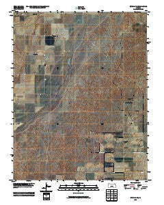 Bucklin NE Kansas Historical topographic map, 1:24000 scale, 7.5 X 7.5 Minute, Year 2009