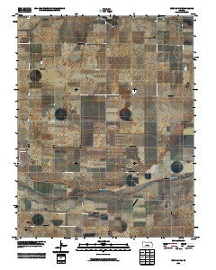 Bucklin NW Kansas Historical topographic map, 1:24000 scale, 7.5 X 7.5 Minute, Year 2009