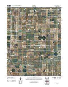 Bucklin NW Kansas Historical topographic map, 1:24000 scale, 7.5 X 7.5 Minute, Year 2012