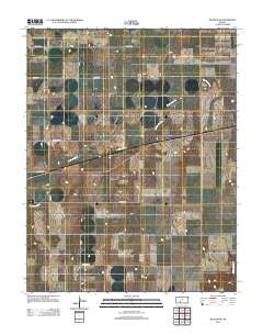 Bucklin SE Kansas Historical topographic map, 1:24000 scale, 7.5 X 7.5 Minute, Year 2012