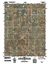 Bucyrus Kansas Historical topographic map, 1:24000 scale, 7.5 X 7.5 Minute, Year 2010