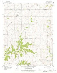Bucyrus Kansas Historical topographic map, 1:24000 scale, 7.5 X 7.5 Minute, Year 1956