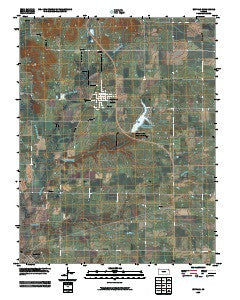 Buffalo Kansas Historical topographic map, 1:24000 scale, 7.5 X 7.5 Minute, Year 2009