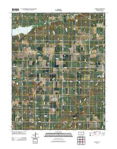 Burden Kansas Historical topographic map, 1:24000 scale, 7.5 X 7.5 Minute, Year 2012