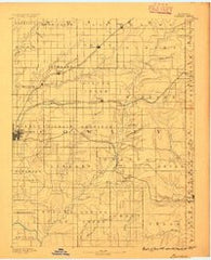 Burden Kansas Historical topographic map, 1:125000 scale, 30 X 30 Minute, Year 1889