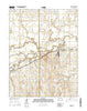 Burdett Kansas Current topographic map, 1:24000 scale, 7.5 X 7.5 Minute, Year 2015