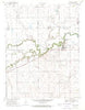 Burdett Kansas Historical topographic map, 1:24000 scale, 7.5 X 7.5 Minute, Year 1970