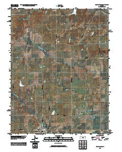 Burlingame Kansas Historical topographic map, 1:24000 scale, 7.5 X 7.5 Minute, Year 2009