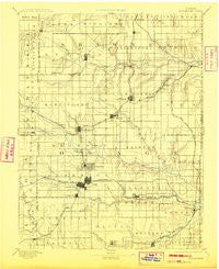 Burlingame Kansas Historical topographic map, 1:125000 scale, 30 X 30 Minute, Year 1894