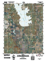 Burlington Kansas Historical topographic map, 1:24000 scale, 7.5 X 7.5 Minute, Year 2009