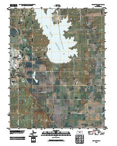 Burlington Kansas Historical topographic map, 1:24000 scale, 7.5 X 7.5 Minute, Year 2009