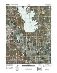 Burlington Kansas Historical topographic map, 1:24000 scale, 7.5 X 7.5 Minute, Year 2012