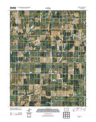 Burns Kansas Historical topographic map, 1:24000 scale, 7.5 X 7.5 Minute, Year 2012