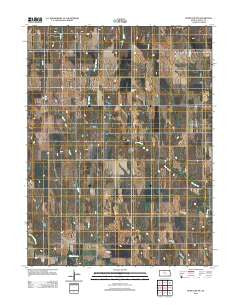 Burr Oak NW Kansas Historical topographic map, 1:24000 scale, 7.5 X 7.5 Minute, Year 2012