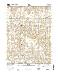 Burr Oak NW Kansas Current topographic map, 1:24000 scale, 7.5 X 7.5 Minute, Year 2015