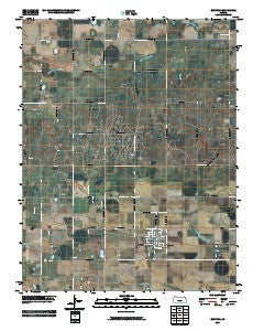 Burrton Kansas Historical topographic map, 1:24000 scale, 7.5 X 7.5 Minute, Year 2009