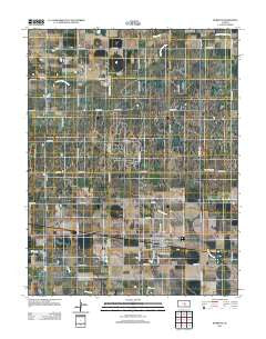 Burrton Kansas Historical topographic map, 1:24000 scale, 7.5 X 7.5 Minute, Year 2012
