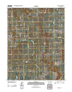 Bush City Kansas Historical topographic map, 1:24000 scale, 7.5 X 7.5 Minute, Year 2012