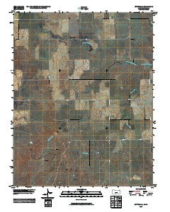 Buttermilk Kansas Historical topographic map, 1:24000 scale, 7.5 X 7.5 Minute, Year 2009