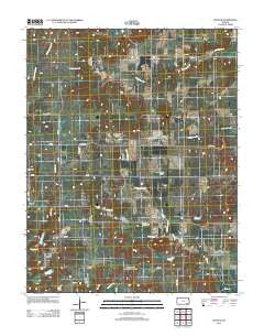 Buxton Kansas Historical topographic map, 1:24000 scale, 7.5 X 7.5 Minute, Year 2012