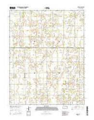 Byers Kansas Current topographic map, 1:24000 scale, 7.5 X 7.5 Minute, Year 2015